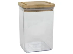 1,2 liter Vorratdose mit Bambusdeckel
