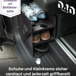 040 Parts Black Schuhregal - VW T7
