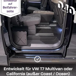 040 Parts Black Schuhregal - VW T7