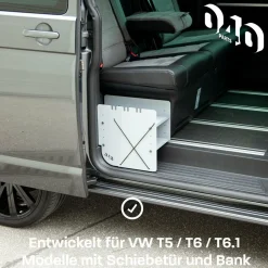 040 Parts Grey Schuhregal - VW T5 T6 T6.1