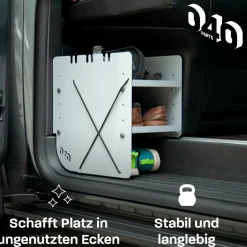 040 Parts Grey Schuhregal - VW T5 T6 T6.1