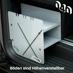 040 Parts Grey Schuhregal - VW T5 T6 T6.1