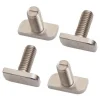 040 Parts M8x20 Edelstahl T-Schraube - Set von 4