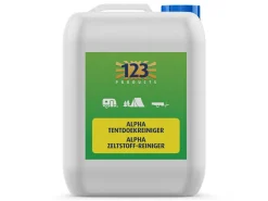 123 Products Alpha Zeltstoffreiniger – 2,5 Liter
