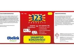 123 Products Clean Konzentrat Shampoo