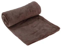 150 x 125 cm Fleece Decke - Brown
