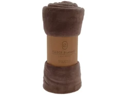 150 x 125 cm Fleece Decke - Brown