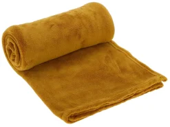 150 x 125 cm Fleece Decke - Yellow