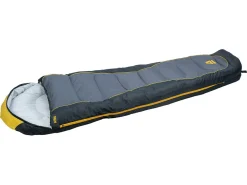 Abbey Camp Berlin Mumienschlafsack - Grey/Yellow
