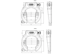 Abus PRO AMPARO 4750XL R Rahmenschloss