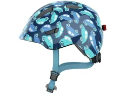 Abus Smiley 3.0 LED Blue Car Kinderfahrradhelm