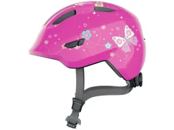 Abus Smiley 3.0 Pink Butterfly Kinderfahrradhelm