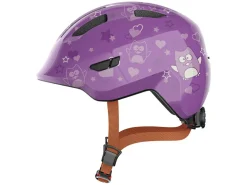Abus Smiley 3.0 Purple Star Kinderfahrradhelm