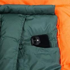 ACAMP Emery 220 x 85 cm Schlafsack mit Kapuze - Orange