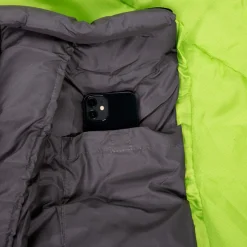 ACAMP Emery 220 x 85 cm Schlafsack mit Kapuze - Lime