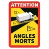 Achtung Toter Winktel Magnetsticker