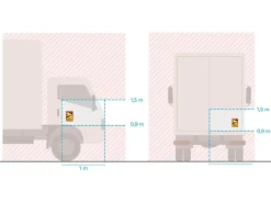 Achtung Toter Winktel Magnetsticker