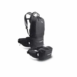 Advenate Infinity Rucksack und Hüfttasche - Schwarz