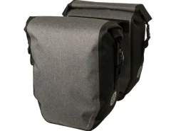 AGU Clean Shelter Large Doppelte Fahrradtasche - Grey
