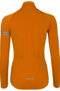 AGUEssential Langarm Damen Thermo Trikot - Orange
