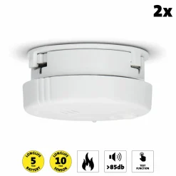Alecto SA-102 Set von 2 Mini-Rauchmelder