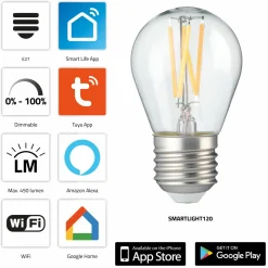 Alecto SMARTLIGHT120 Smart-LED-Glühlampe