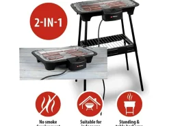 Alpina 2000W 2-in-1 Elektrogrill