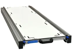 Aluminium 120 x 30 cm Heckauszug mit Global-Volkern-Platte
