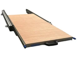 Aluminium 90x40 cm Wohnmobil Schiebeframe mit Bodenplatte