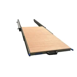 Aluminium 90x40 cm Wohnmobil Schiebeframe mit Bodenplatte