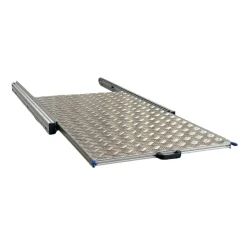 Aluminium-Heckauszug 120x60 mit Aluminium-Riffelblech