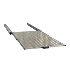 Aluminium-Heckauszug 120x60 mit Aluminium-Riffelblech