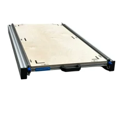 Aluminium-Schiebegestell 80x60 cm mit 9 mm Multiplexboden