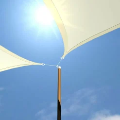 AMANKA 3 x 3 HDPE Sonnensegel - Beige