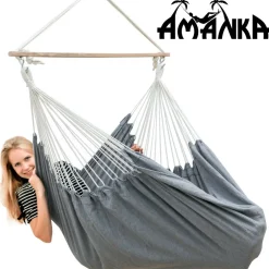 AMANKA 185 x 130 Sicherheits Hängestuhl - Grey
