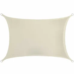 AMANKA 2 x 3 wasserabweisendes Polyester Sonnensegel - Beige