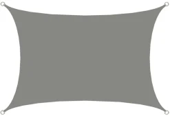 AMANKA 3 x 4 wasserabweisendes Polyester Sonnensegel - Grey