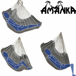AMANKA 220 x 120 XXL Hängestuhl - Black