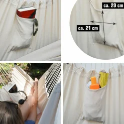 AMANKA 220 x 120 XXL Hängestuhl - Beige