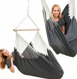 AMANKA 185 x 130 XXL Hängestuhl - Grey
