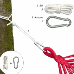 AMANKA Hängematte Seilbefestigung