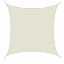 AMANKA 3x3 beiges wasserabweisendes Polyester Sonnensegel