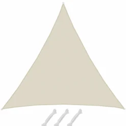 AMANKA 8x8x8 beiges Polyester wasserdichtes Schattennetz
