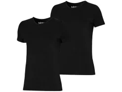 Apollo Bamboo Basic O-Neck Black Herren T-shirt