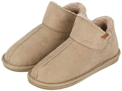 Apollo Damen Hausschuhe - Suede Beige