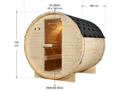 Artsauna Spitzbergen Außensauna - 6000 Watt