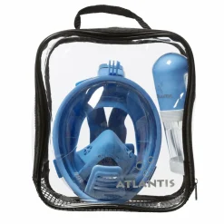 Atlantis 2.0 Full Face Mask Kids Kinder Schnorchelmaske - Blue