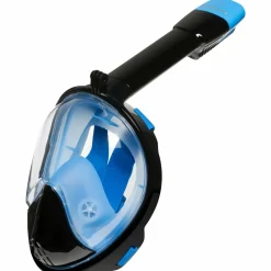Atlantis 2.0 Schwarz L/XL Erwachsene Schnorchelmaske - Blue