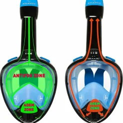 Atlantis 2.0 Schwarz L/XL Erwachsene Schnorchelmaske - Blue