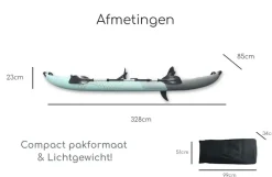 Aufblasbares Kajak für 2 Personen von Tourus